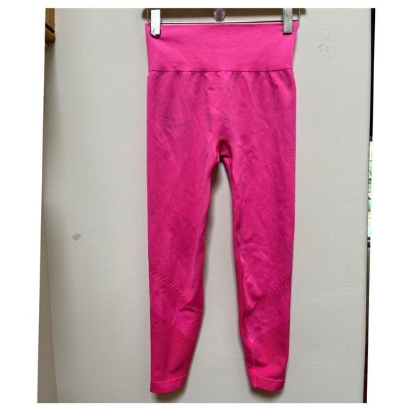 JoyLab Pink Active Seamless Textured Leggings Size Small - Picture 4 of 10